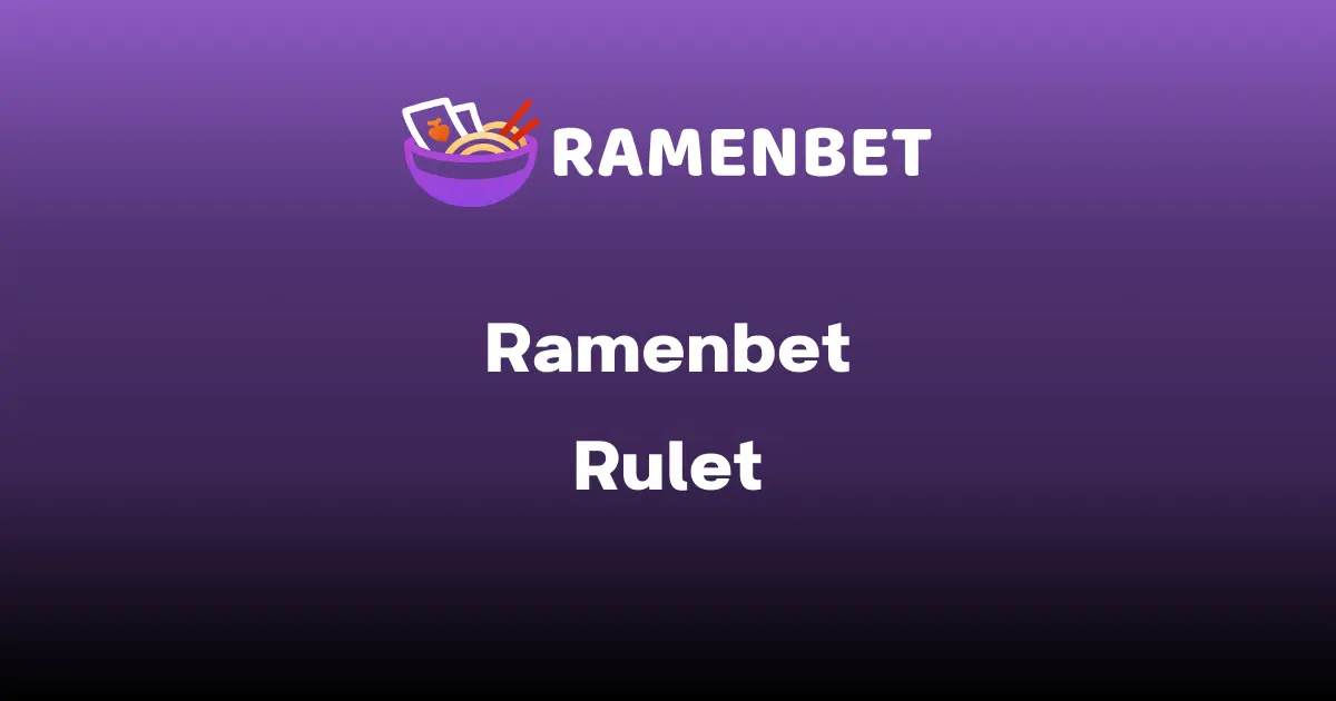 Ramenbet Rulet